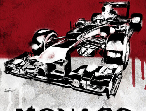 Monaco Grand Prix F1 Poster 2012