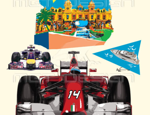 Monaco Grand Prix 2014 Poster