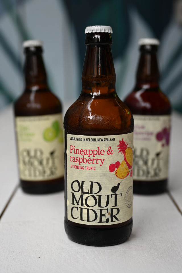 Old Most Cider Bottle pineapple and raspberry