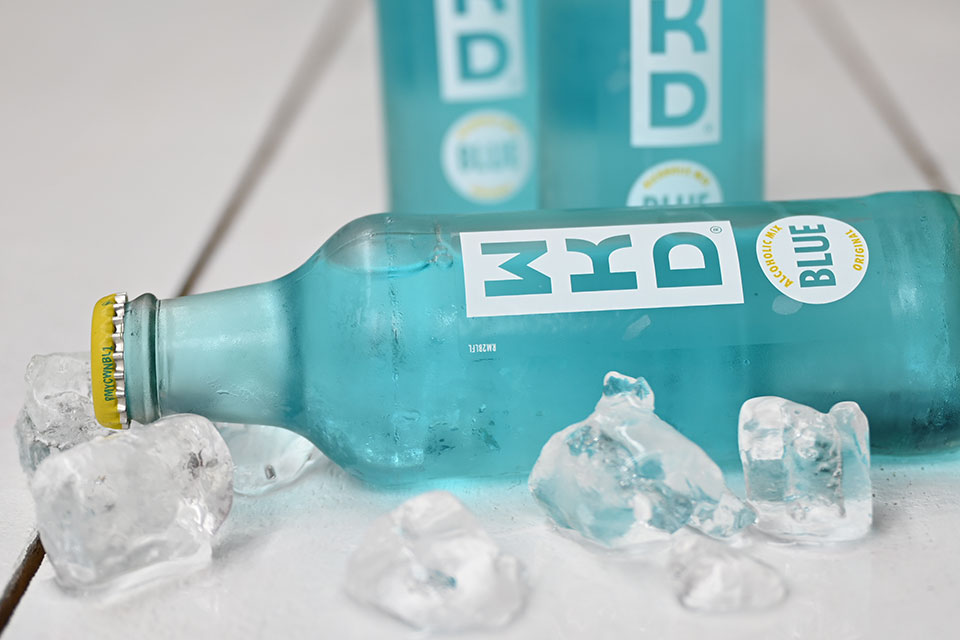 Bottles of WKD Blue with Ice